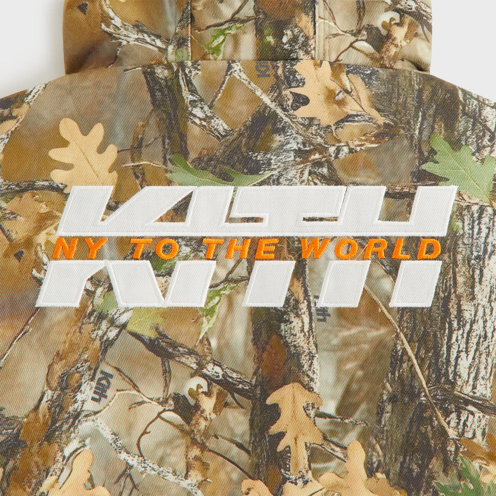 Kith Kids Twill Hooded Owen Jacket - Earth