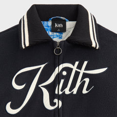 Kith Kids NY to The World Varsity Jacket - Ink