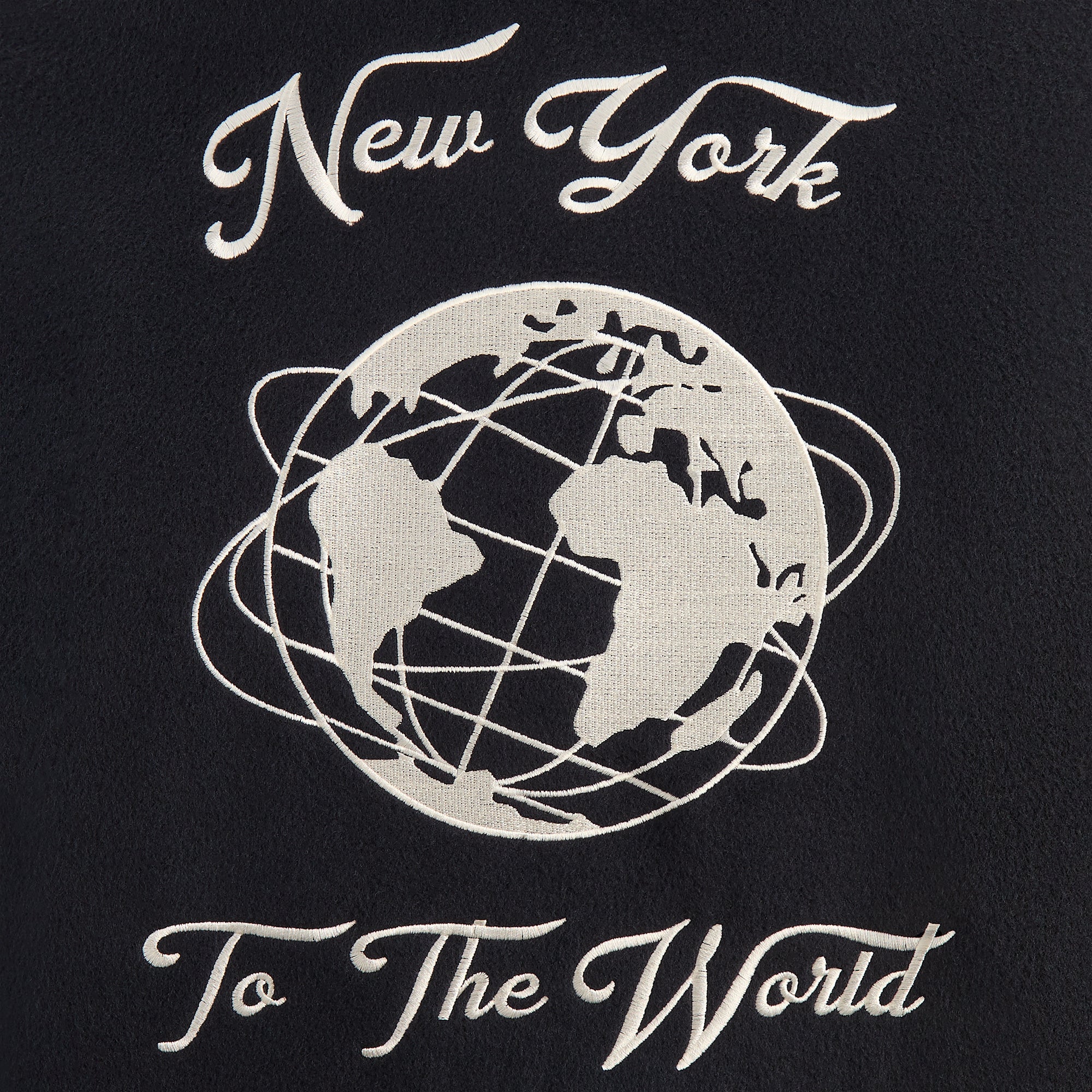 Kith Kids NY to The World Varsity Jacket - Ink