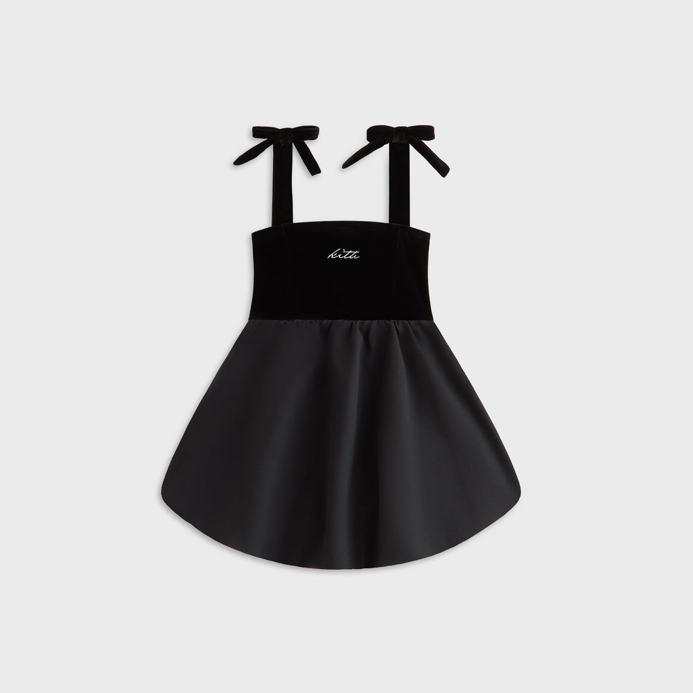 Kith Kids Peyton Novelty Bubble Dress - Black