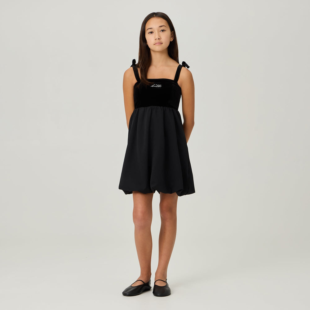 Kith Kids Peyton Novelty Bubble Dress - Black