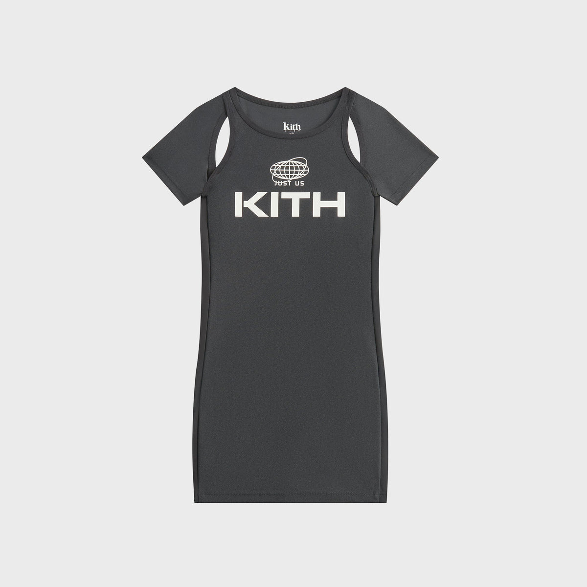 Kith Kids Metallic Cutout Lana Dress - Black