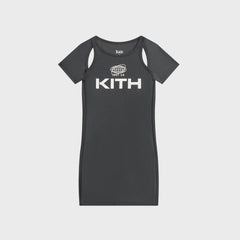 Kith Kids Metallic Cutout Lana Dress - Black