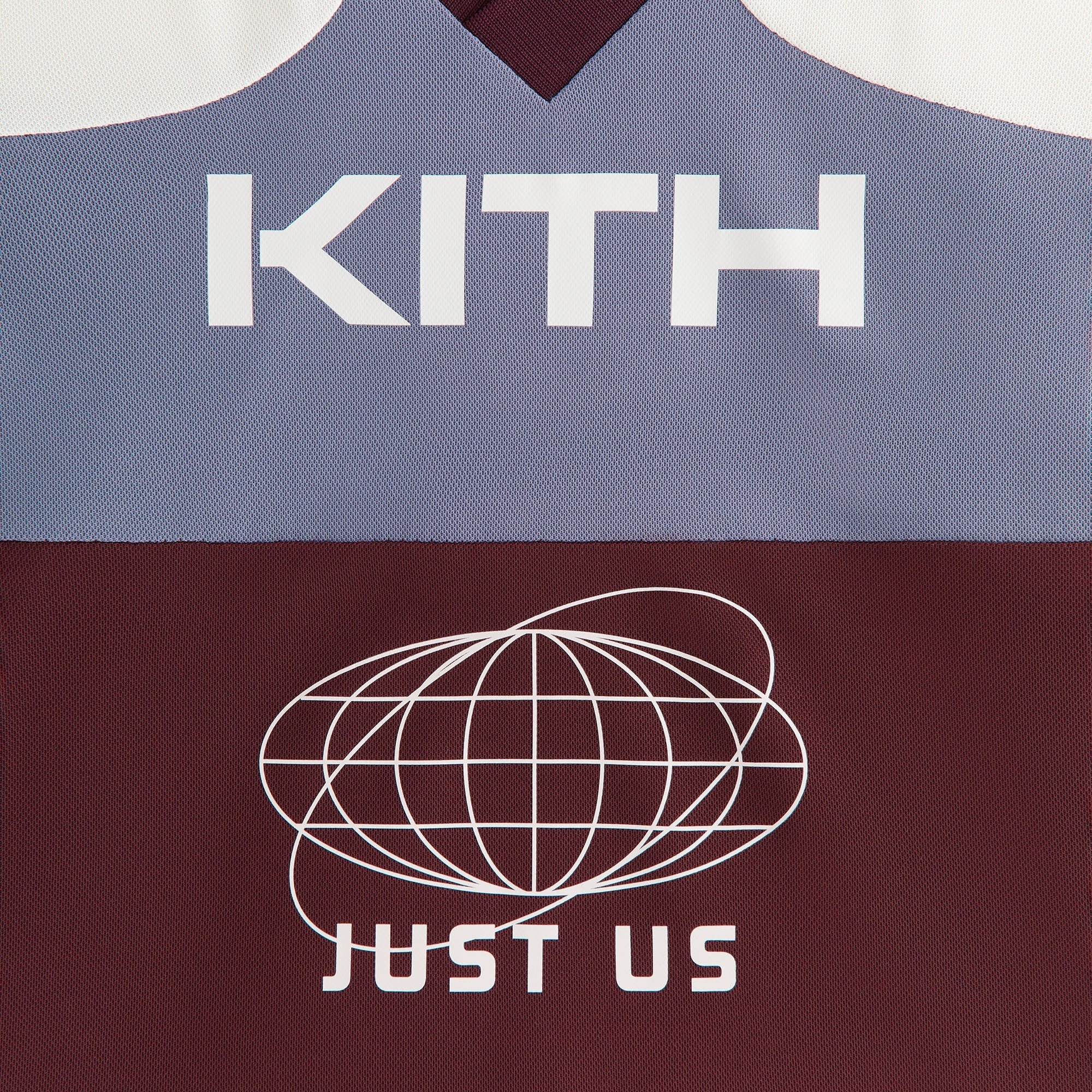 Kith Kids Just Us Blocked Malik Jersey - Magma