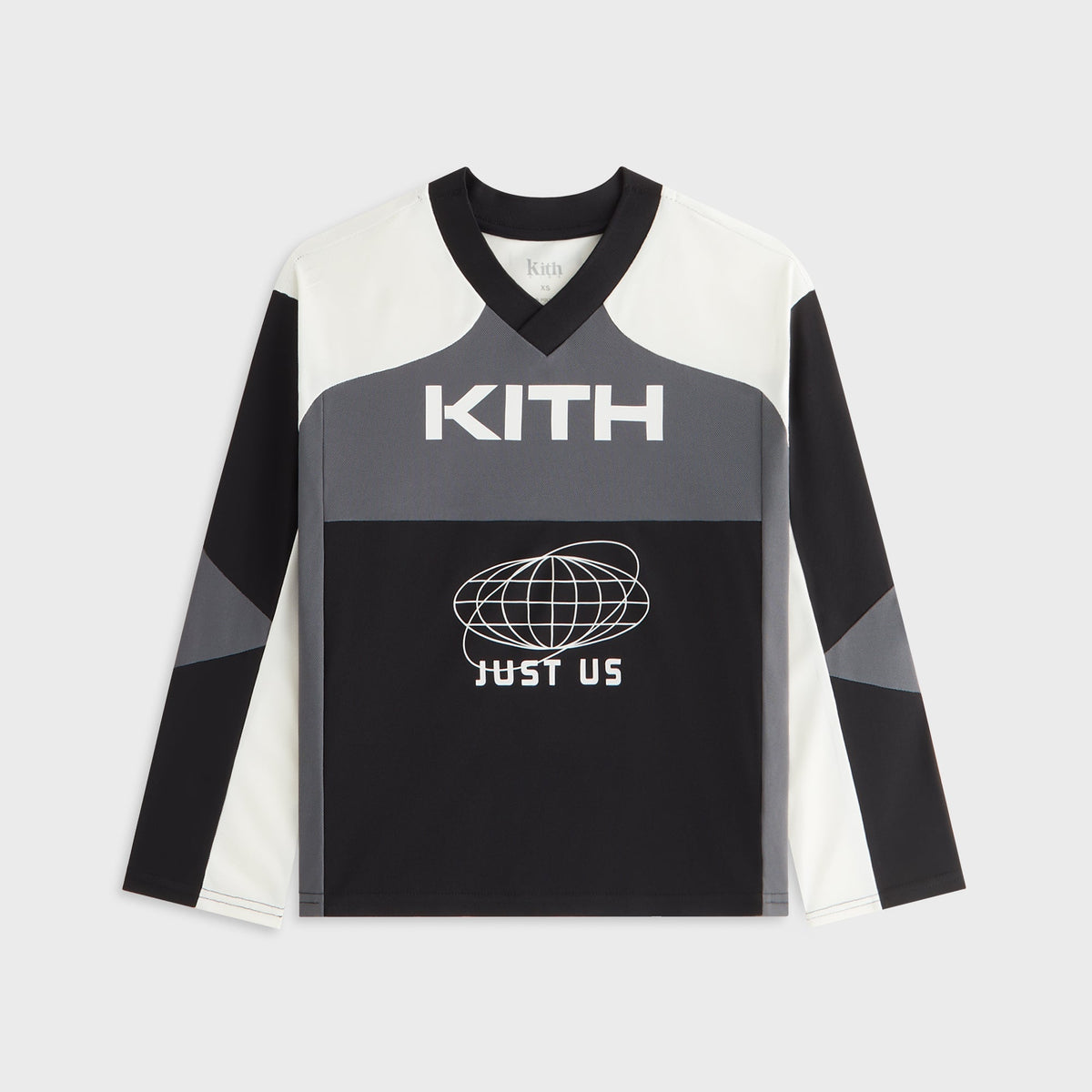 Kith Kids Just Us Blocked Malik Jersey - Black