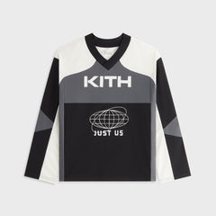 Kith Kids Just Us Blocked Malik Jersey - Black