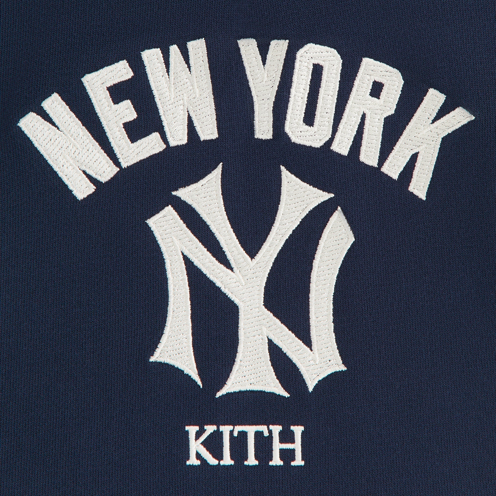 Kith Kids for the New York Yankees Combo Lewis V-Neck Hoodie - Nocturn