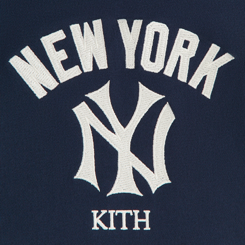 Kith Kids for the New York Yankees Combo Lewis V-Neck Hoodie - Nocturn