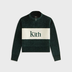 Kith Kids Color-Block Chenille Hunter Quarter Zip - Stadium