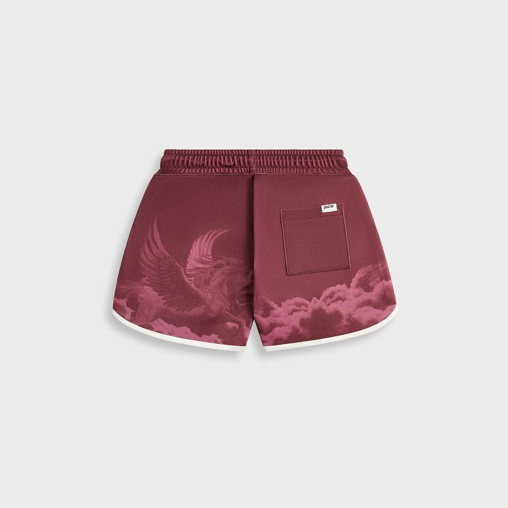 Kith Kids Printed Pegasus Jordan Soccer Short - Magma