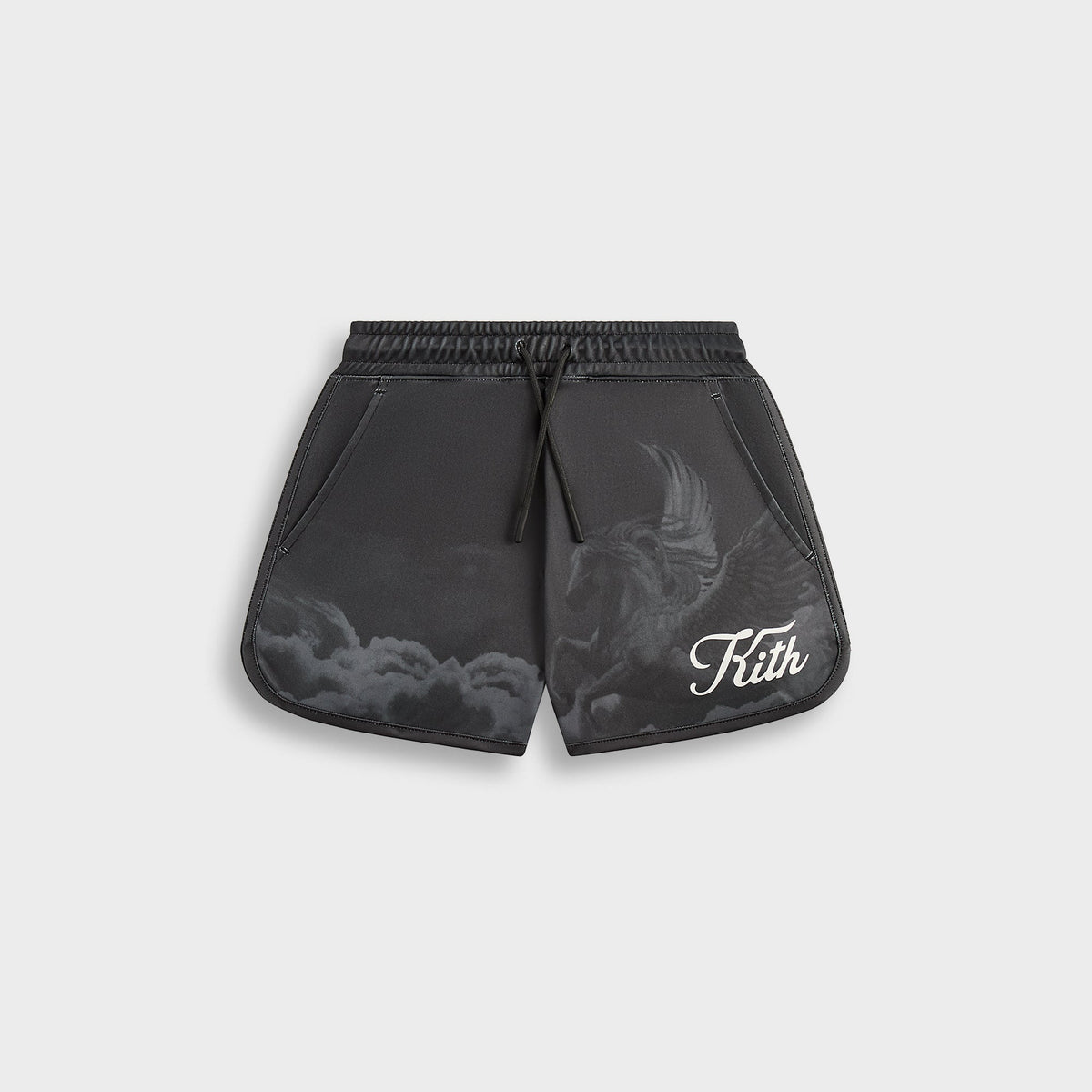 Kith Kids Printed Pegasus Jordan Soccer Short - Black