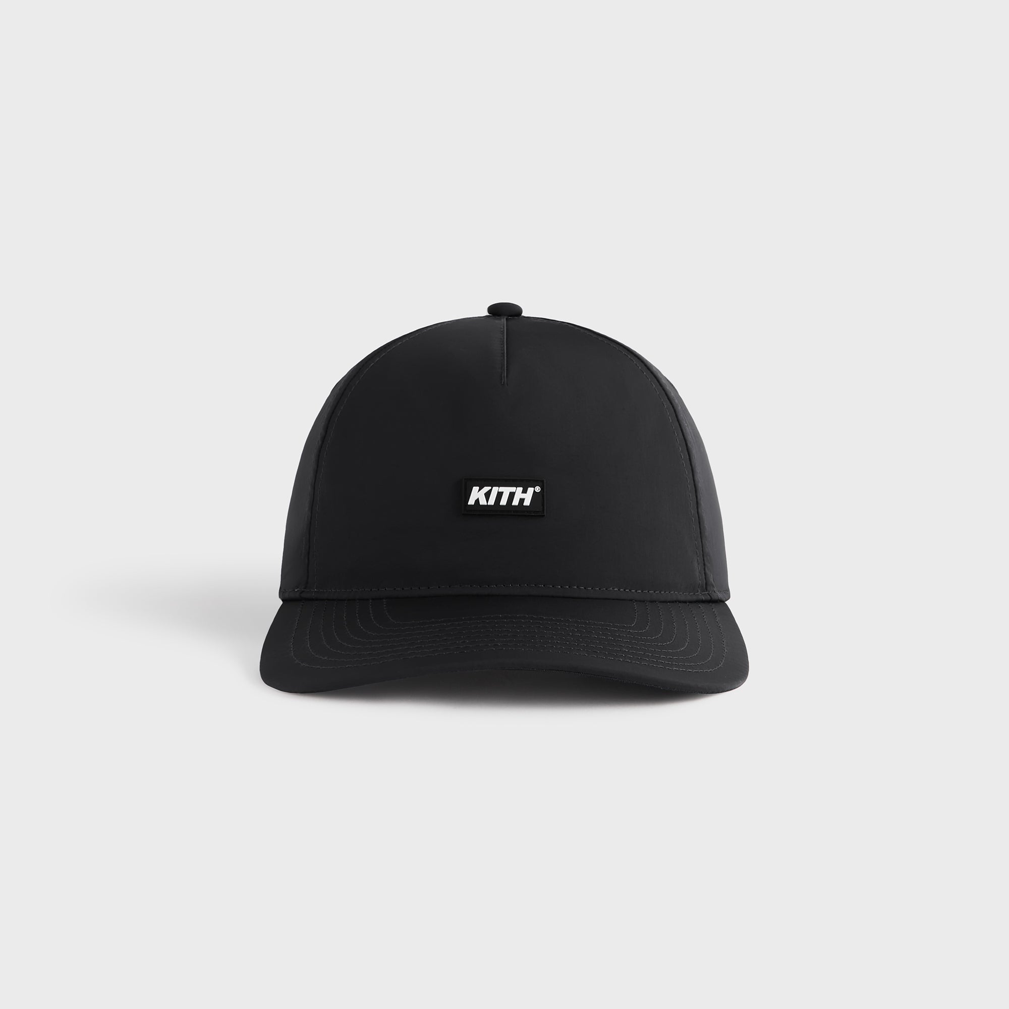 Kith Wrinkle Nylon Bay Low Pinch Crown - Black