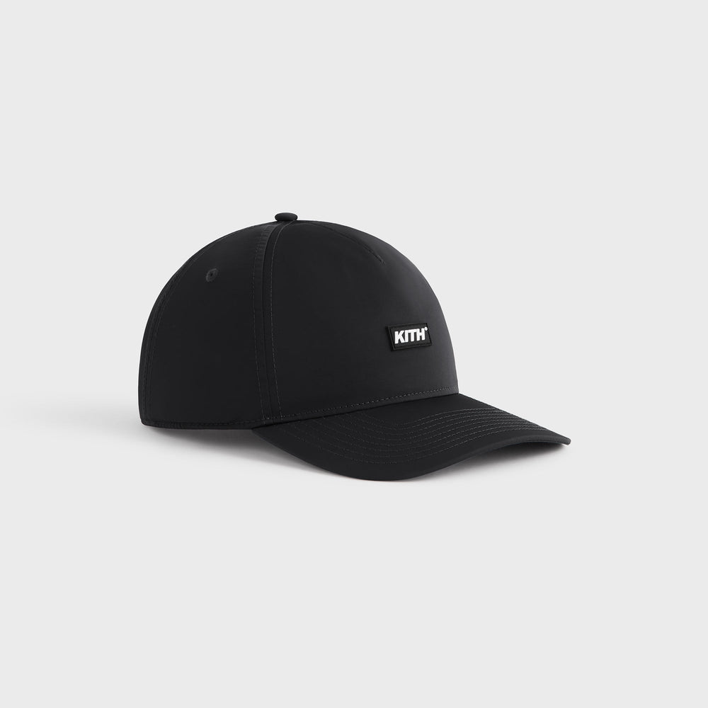 Kith Wrinkle Nylon Bay Low Pinch Crown - Black