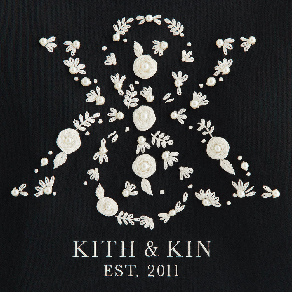 Kith Women Ashwin Pearl Crest Crewneck - Black