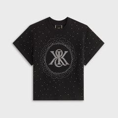 Kith Women Mulberry Vintage Studded Crest Tee - Black