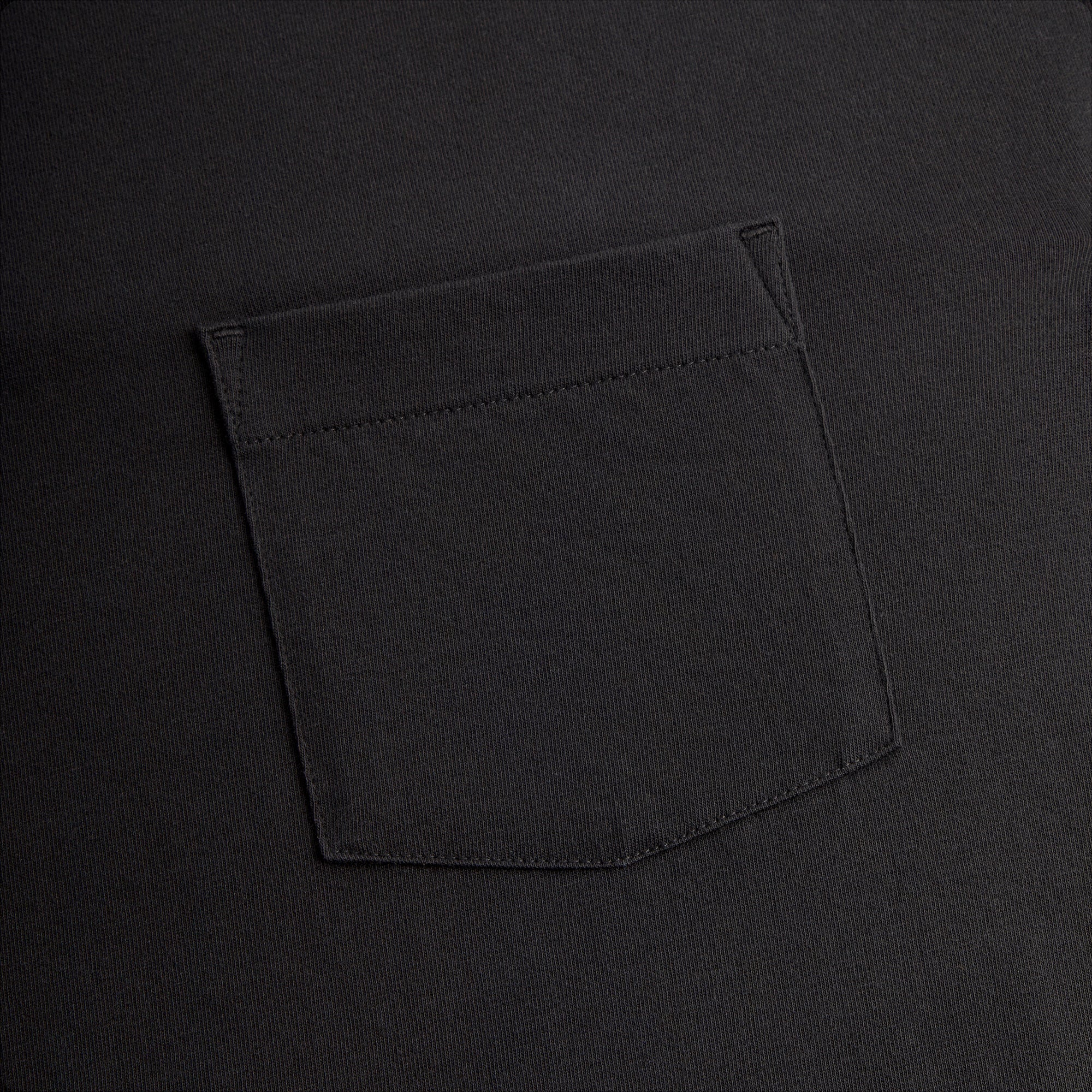 Kith Long Sleeve Leonard Pocket Tee - Black
