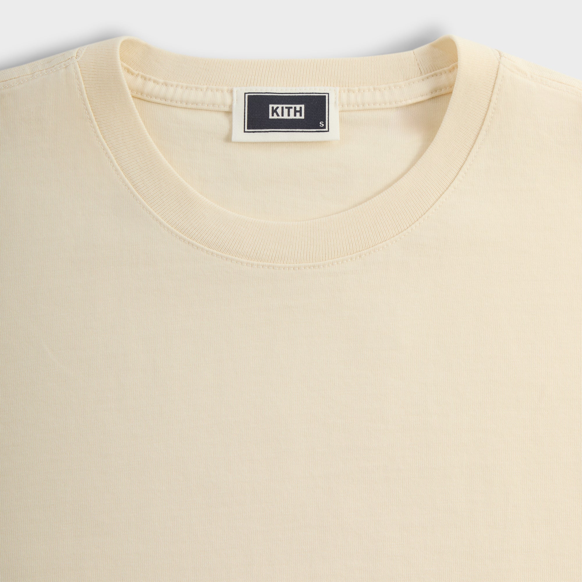 Kith Long Sleeve Vintage Wash Tee - Sandrift
