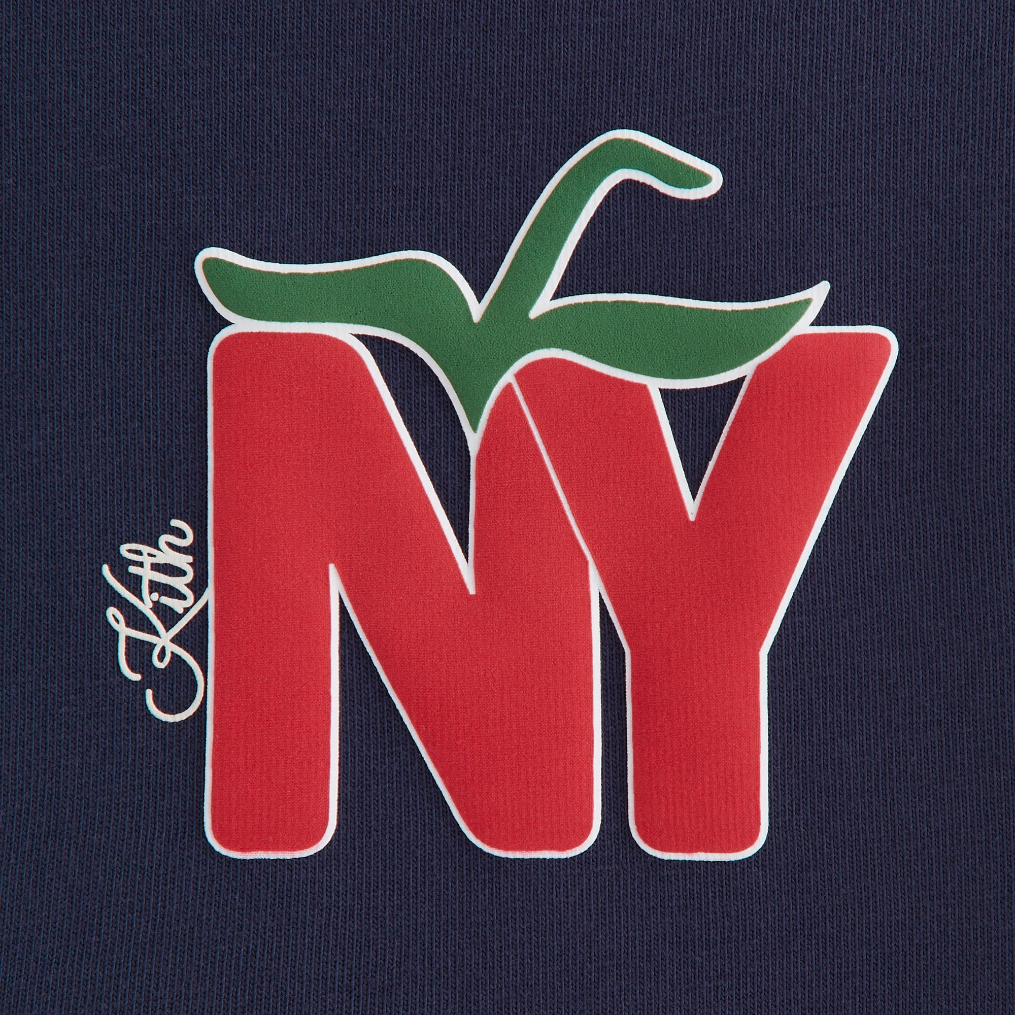 Kith Women Mulberry NY Apple Vintage Tee - Nocturnal