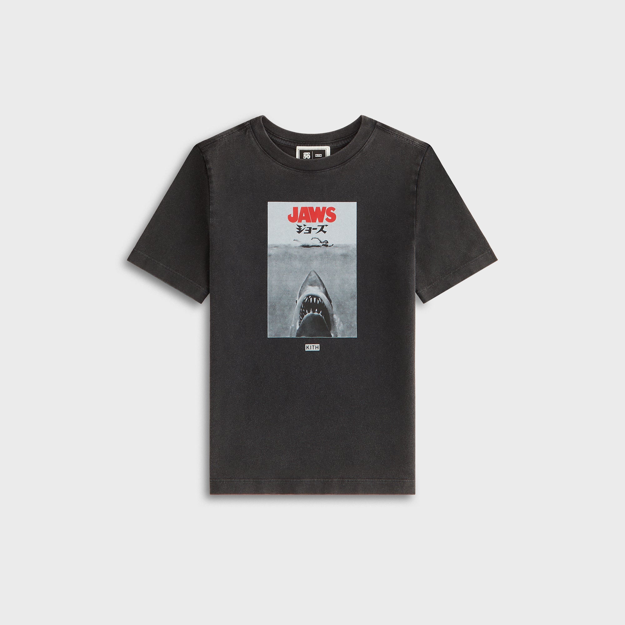 Kith Kids for JAWS Japanese Poster Vintage Tee - Black
