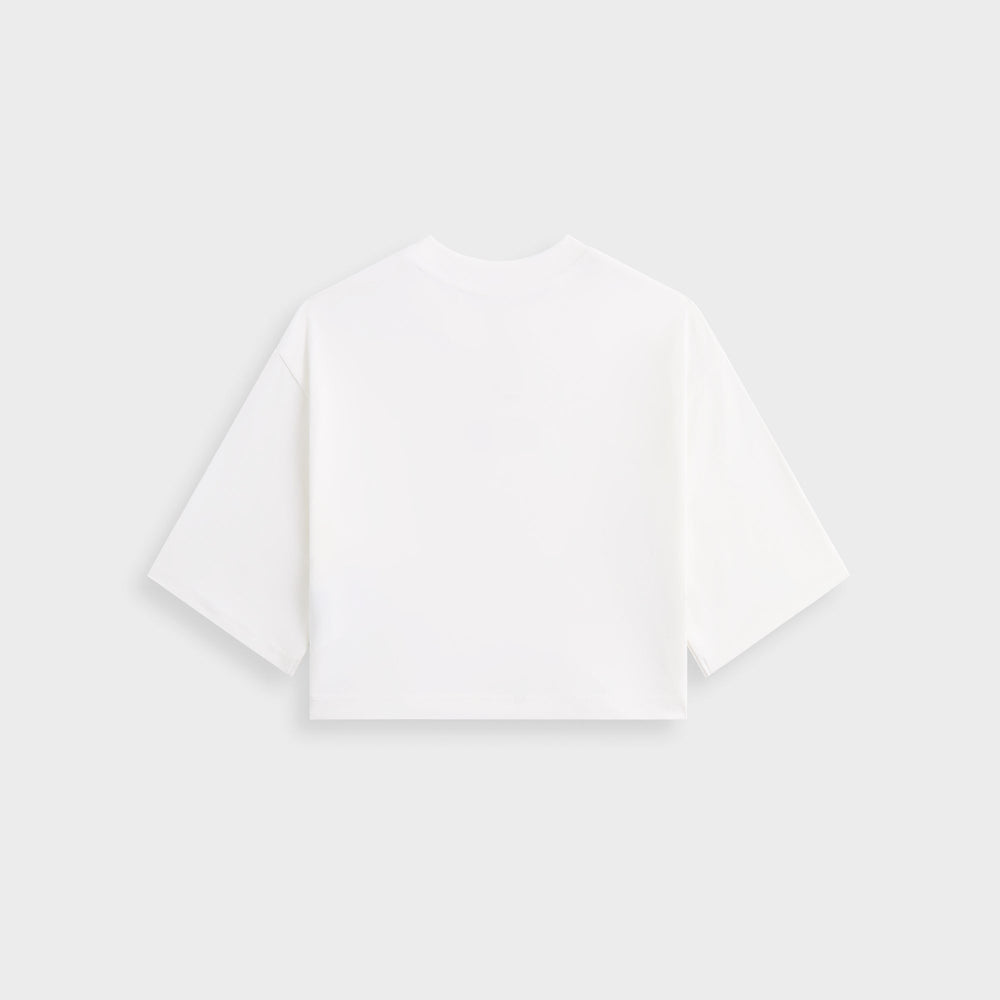 Kith Kids Fei Cropped Tee - White