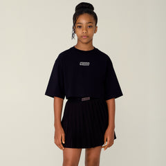 Kith Kids Fei Cropped Tee - Black