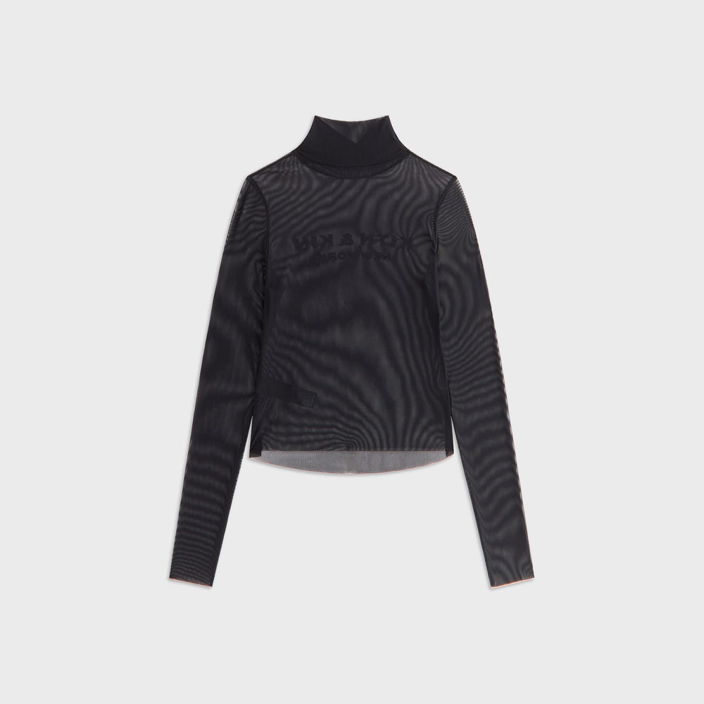 Kith Women Amina Mesh Turtleneck - Black