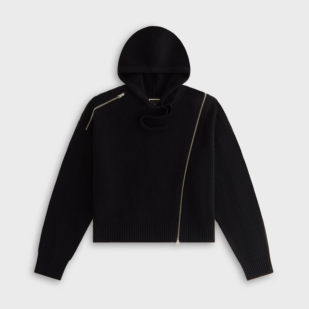 Kith Women Juni Zipper Sweater Hoodie - Black