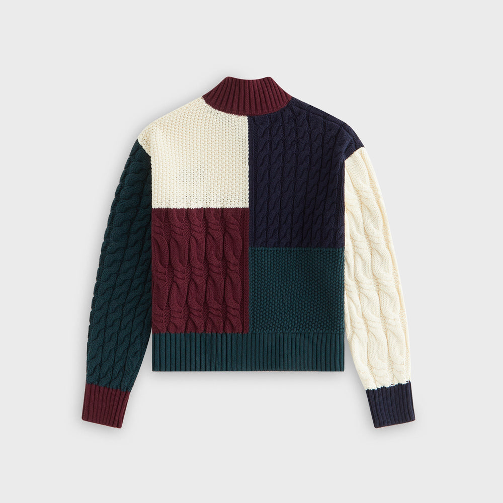 Kith Kids Color-Block Wyona Full Zip Sweater - Stadium