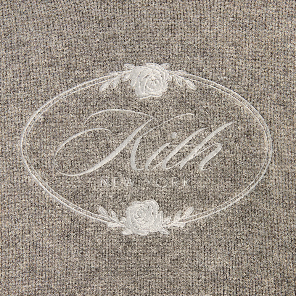 Kith Kids Cropped Celyse Sweater Hoodie - Graphite