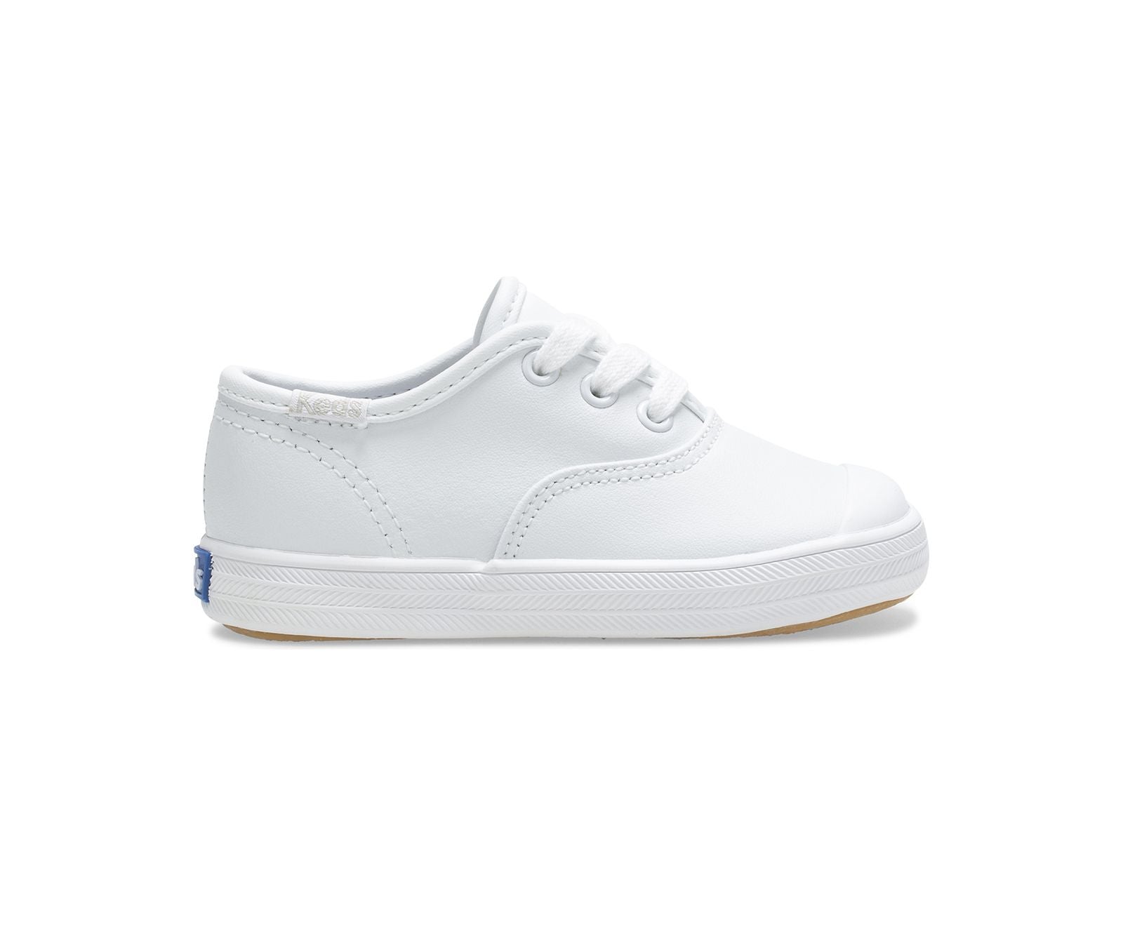 Little Kid's Champion Toe Cap Sneaker White Leather