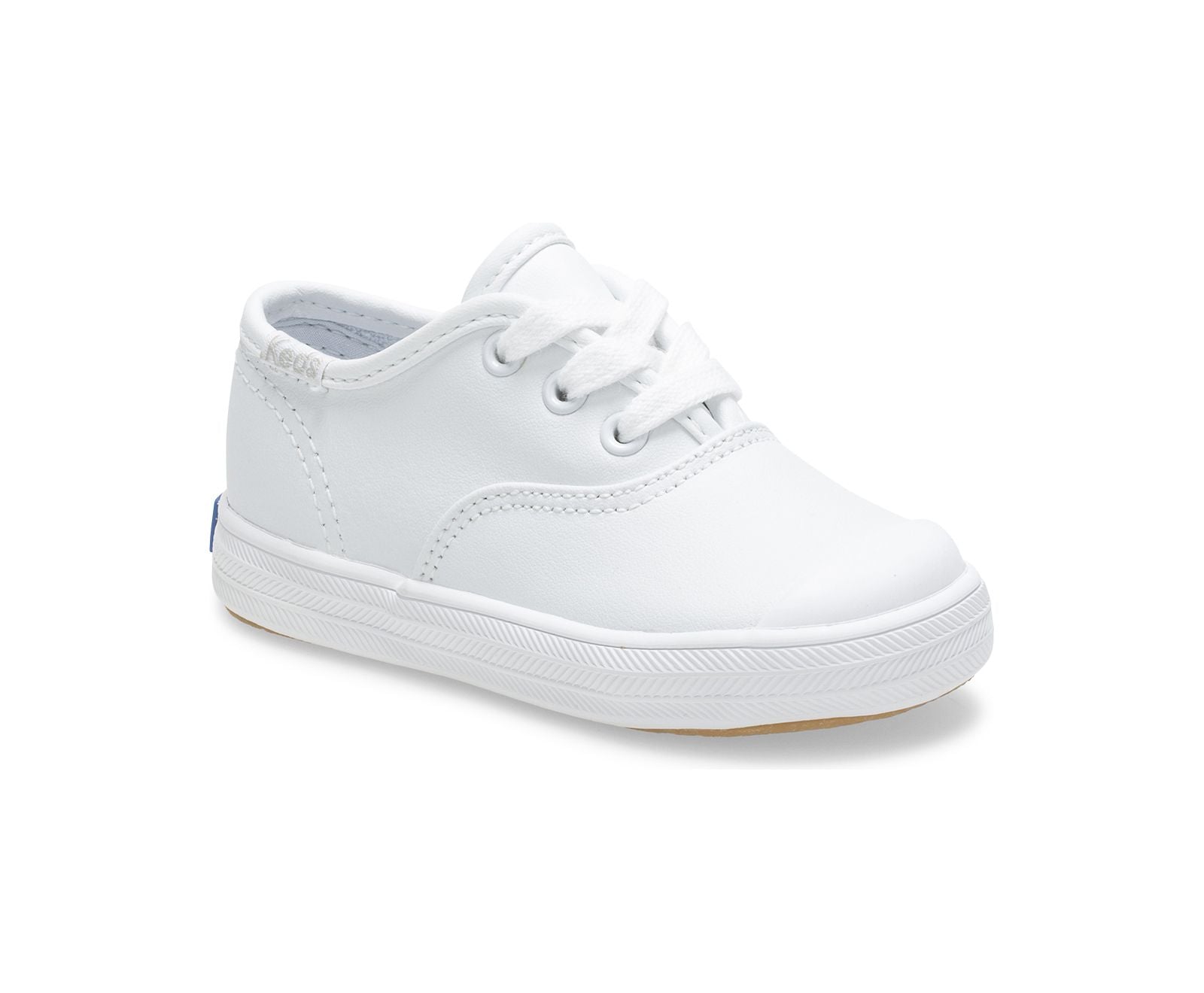Little Kid's Champion Toe Cap Sneaker White Leather