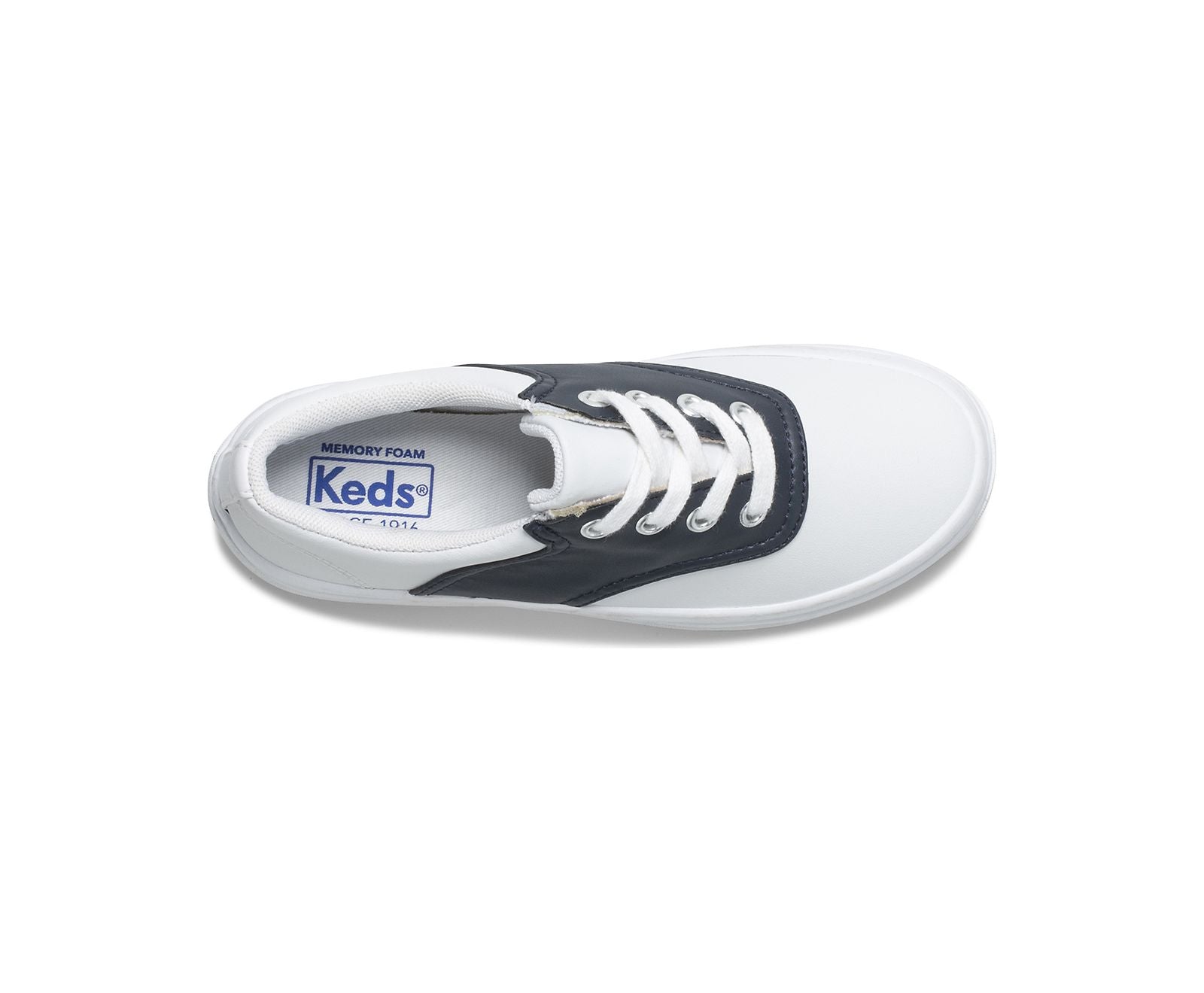 Little Kid's School Days Sneaker White / Classic Navy