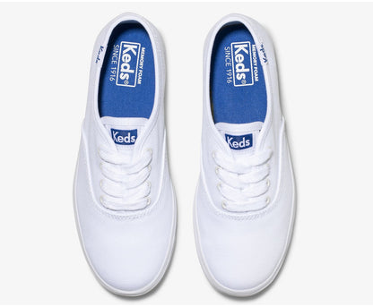 Big Kid's Champion CVO Sneaker White Canvas