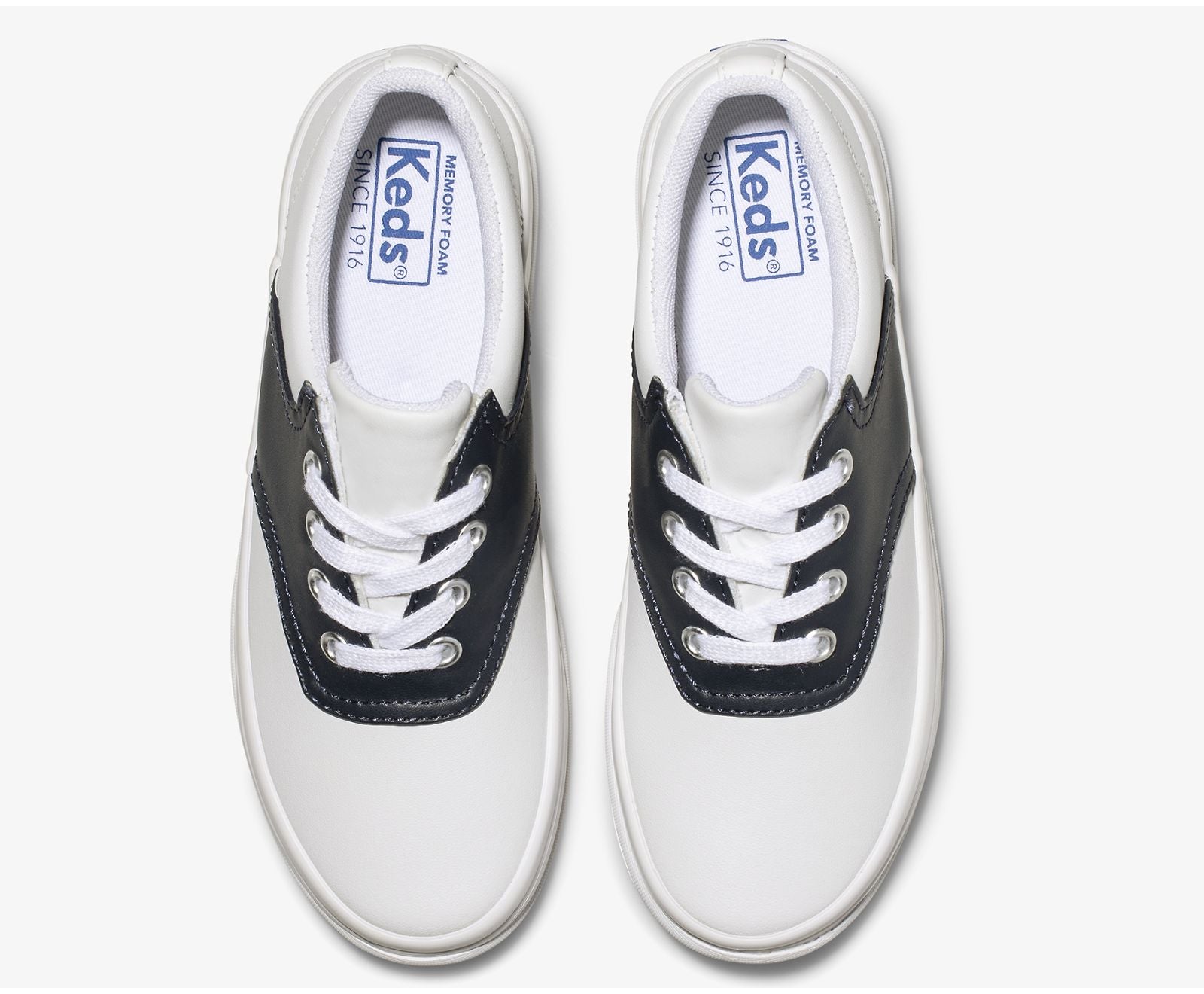 Big Kid's School Days Sneaker White / Classic Navy