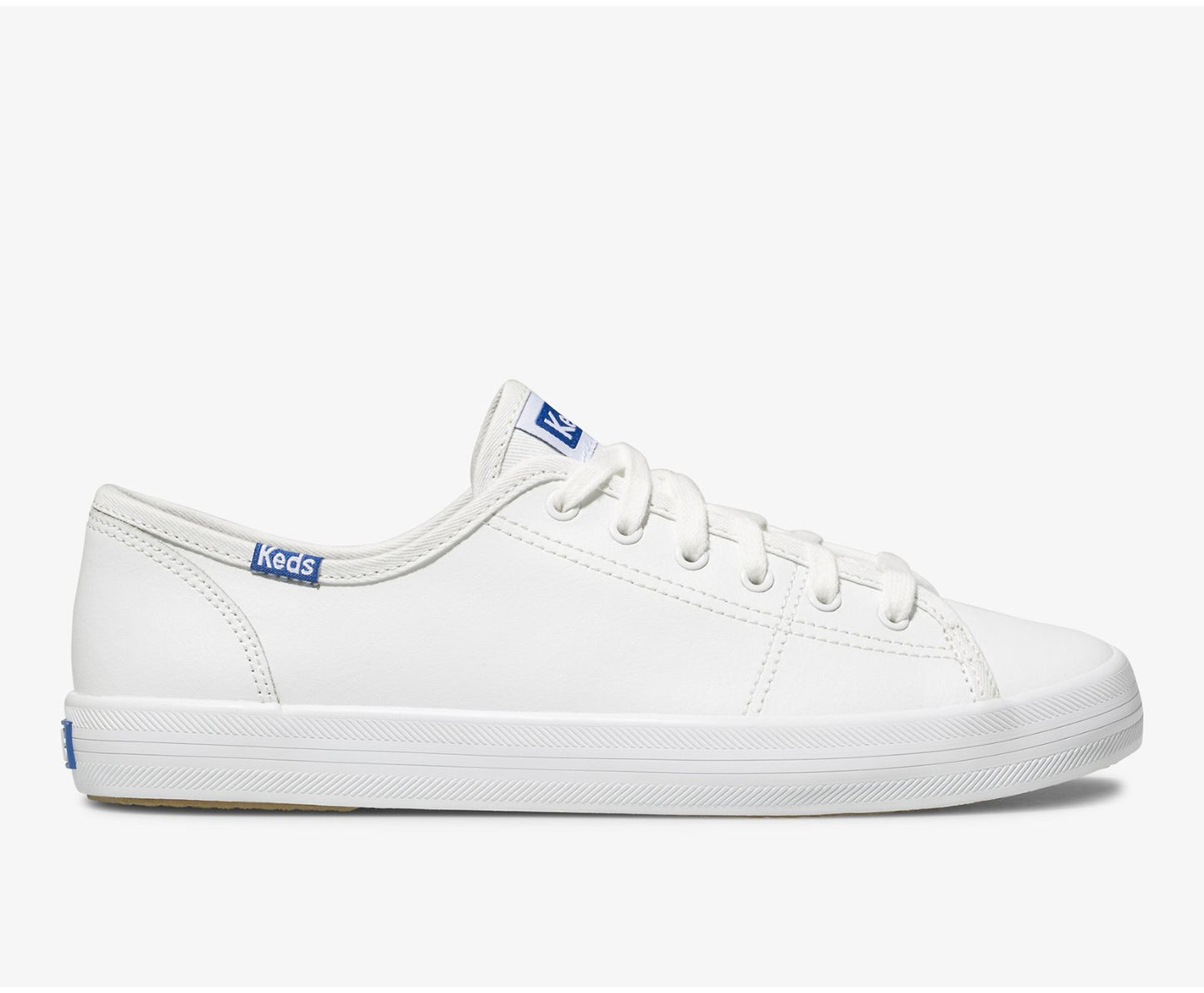 Kickstart Leather White/Blue