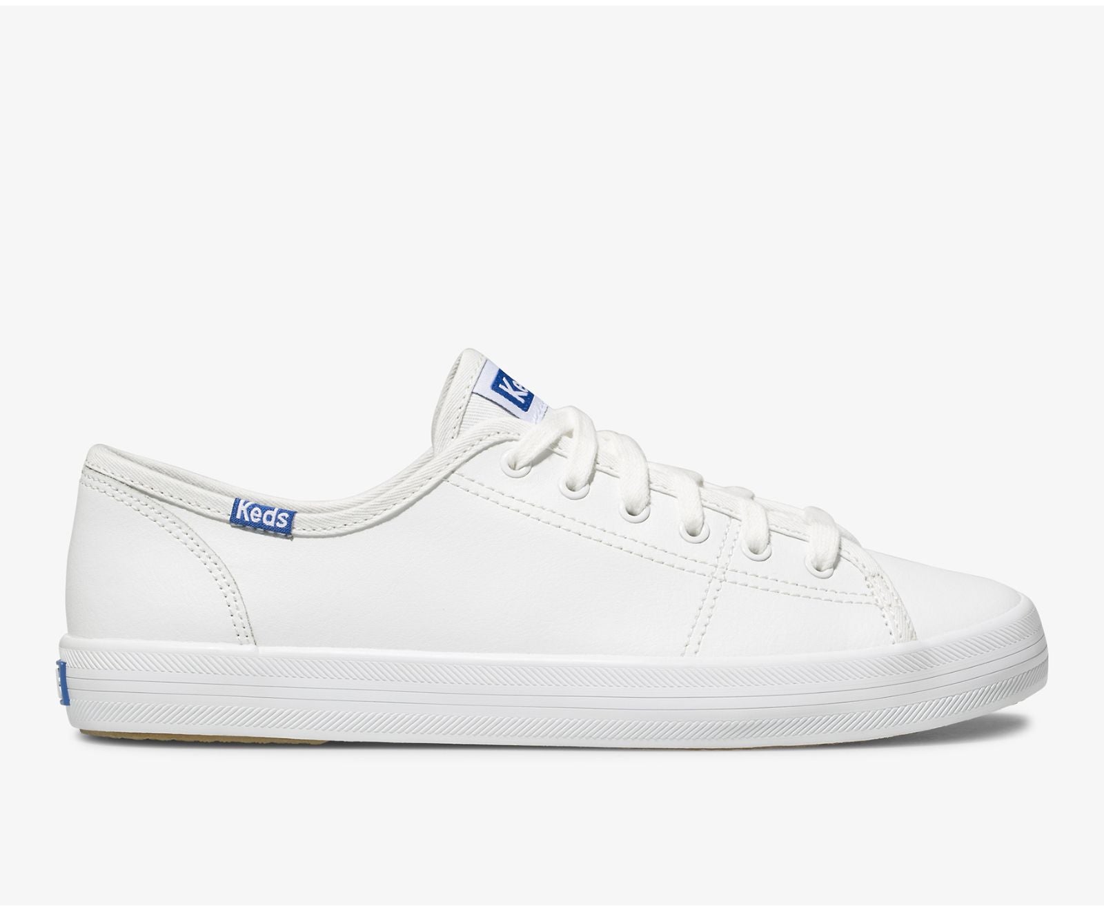 Kickstart Leather White/Blue