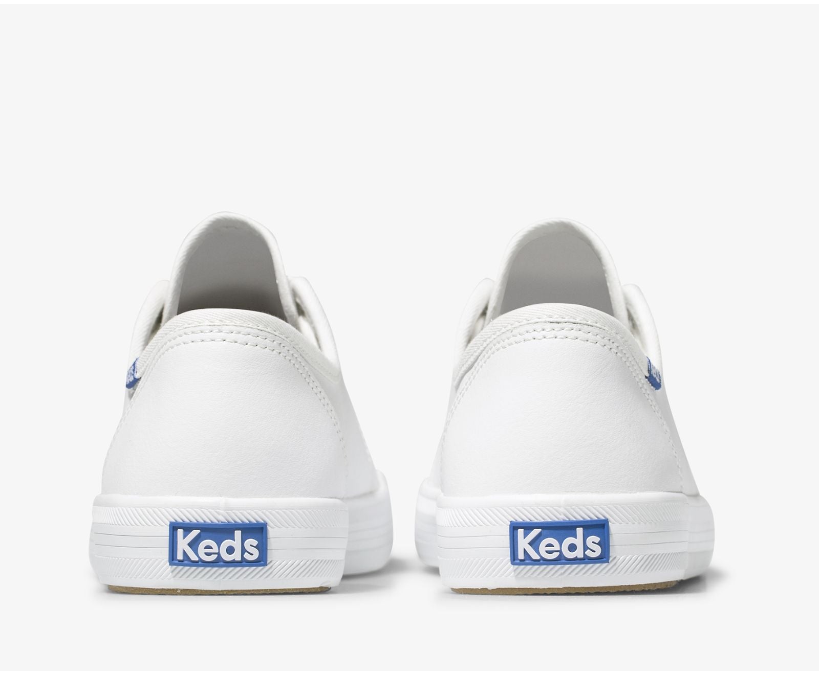 Kickstart Leather White/Blue