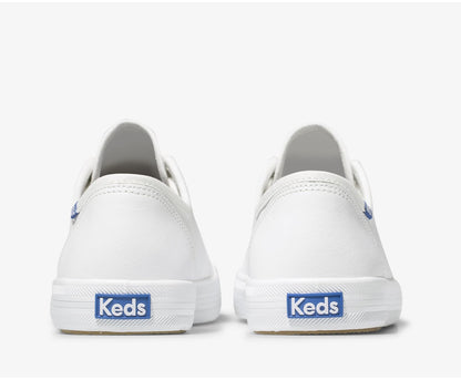 Kickstart Leather White/Blue