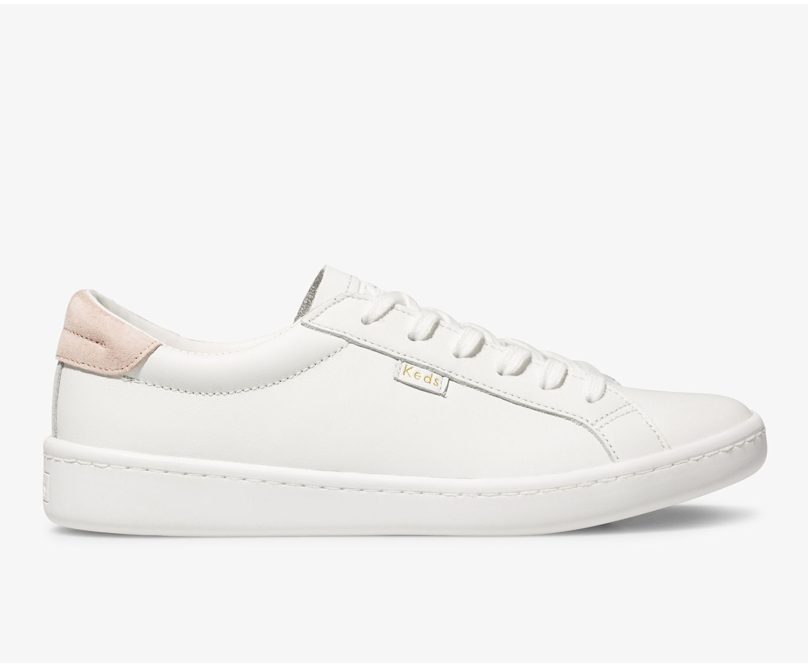 Ace Leather White Blush