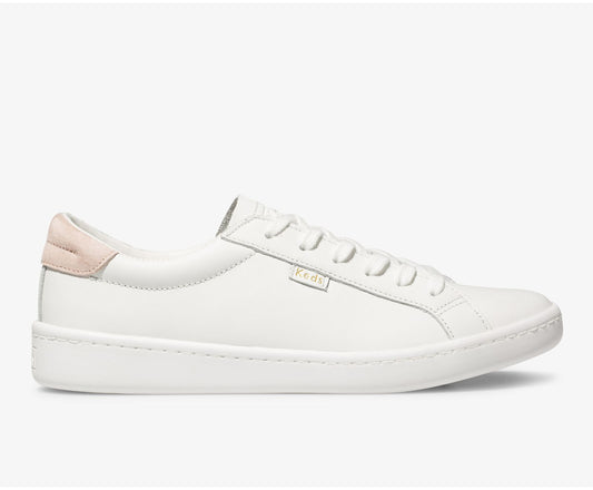 Ace Leather White Blush