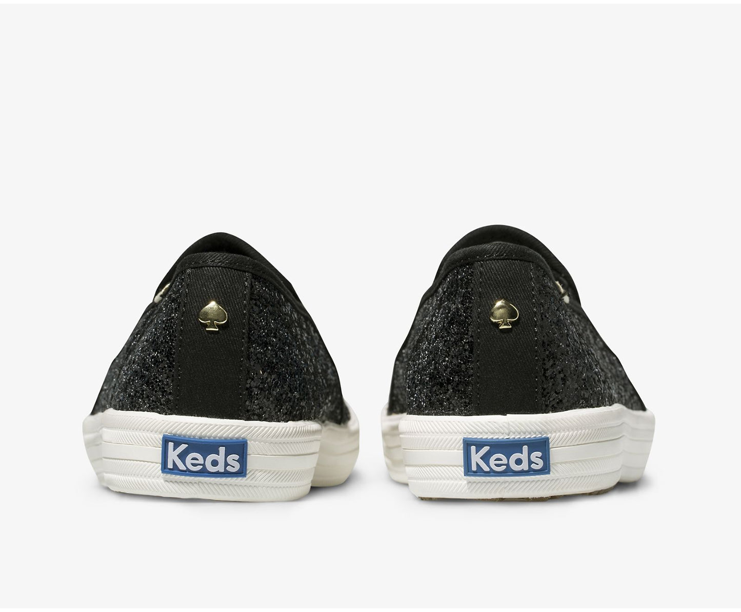 x kate spade new york Double Decker Glitter Black