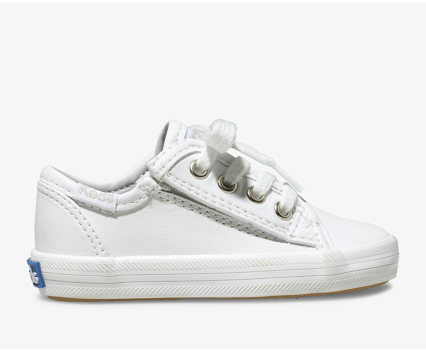 Little Kid's Kickstart Jr. Leather Sneaker White Leather