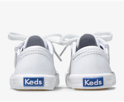 Big Kid's Kickstart Jr. Leather Sneaker White Leather
