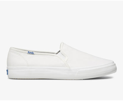 Double Decker Leather White