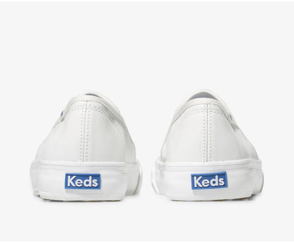 Double Decker Leather White