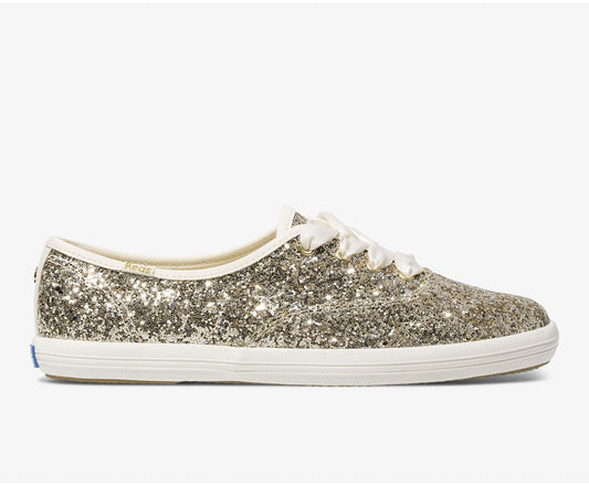 x kate spade new york Champion Glitter Platinum Gold