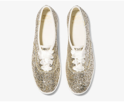 x kate spade new york Champion Glitter Platinum Gold