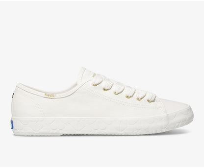 x kate spade new york Kickstart Logo Foxing White