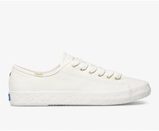 x kate spade new york Kickstart Logo Foxing White