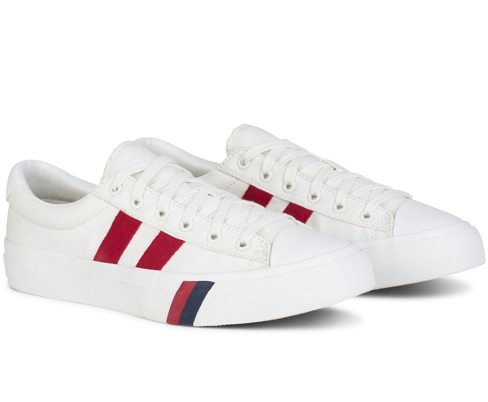 Royal Plus Canvas White Red